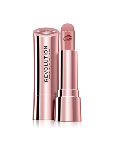 Makeup Revolution Satin Kiss кадифено червило цвят White Wedding 3.5 гр.