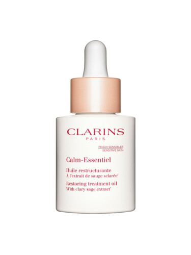 Clarins Calm-Essentiel Restoring Treatment Oil подхранващо олио за лице с успокояващ ефект 30 мл.