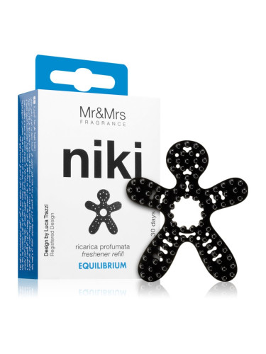 Mr & Mrs Fragrance Niki Equilibrium aроматизатор за автомобил пълнител 1 бр.