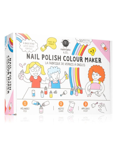 Nailmatic Nail Polish Colour Maker 4 Nail Polishes комплект за оформяне на лакове за нокти