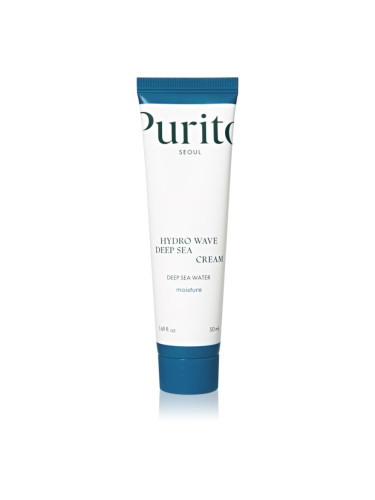 Purito Hydro Wave Deep Sea Cream хидратиращ крем за лице с анти-бръчков ефект 50 мл.