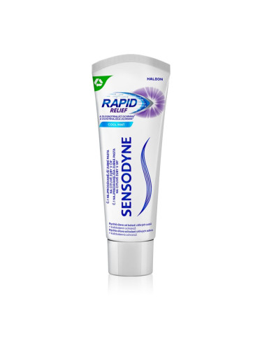 Sensodyne Rapid Cool Mint паста за зъби с флуорид за чувствителни зъби 75 мл.