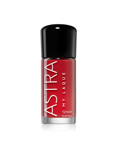 Astra Make-up My Laque 5 Free дълготраен лак за нокти цвят 28 Spicy Red 12 мл.