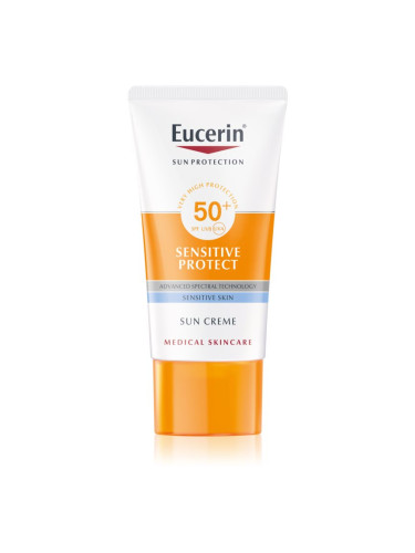 Eucerin Sun Sensitive Protect защитен крем за лице SPF 50+ 50 мл.
