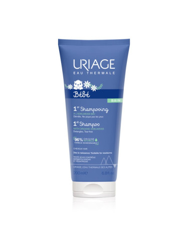 Uriage Bébé 1st Shampoo нежен детски шампоан за по-лесно разресване на косата 200 мл.