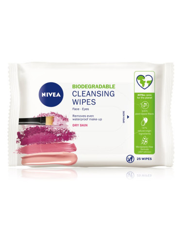 Nivea Face Cleansing фини почистващи кърпички с бадемово мляко 25 бр.