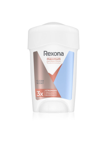 Rexona Maximum Protection Clean Scent крем-дезодорант срещу силно изпотяване 45 мл.