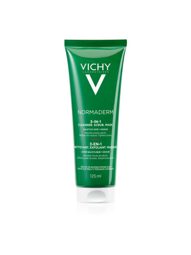 Vichy Normaderm почистваща грижа за мазна и проблемна кожа 125 мл.