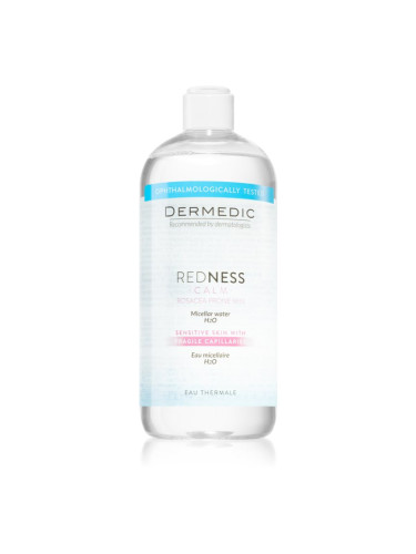 Dermedic Redness Calm мицеларна вода за чувствителна кожа със склонност към почервеняване 500 мл.