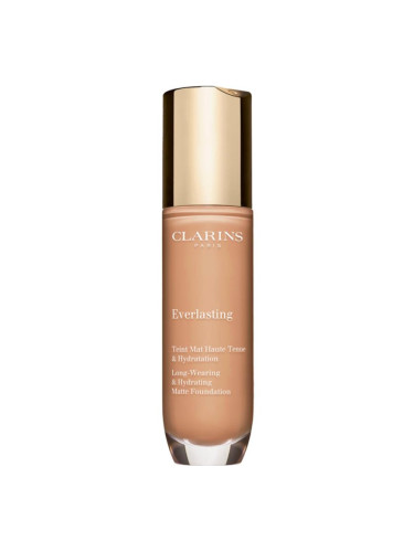 Clarins Everlasting Foundation дълготраен фон дьо тен с матиращ ефект цвят 109C - Wheat 30 мл.