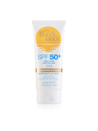 Bondi Sands SPF 50+ Fragrance Free слънцезащитен крем за тяло SPF 50+ без парфюм 150 мл.