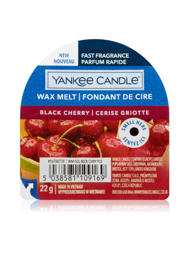 Yankee Candle Black Cherry восък за арома-лампа 22 гр.