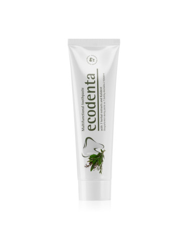 Ecodenta Green Multifunctional паста за зъби с флуорид за цялостна защита на зъбите 100 мл.