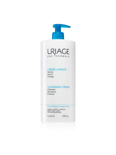 Uriage Hygiène Cleansing Cream подхранващ и почистващ крем за тяло и лице 1000 мл.