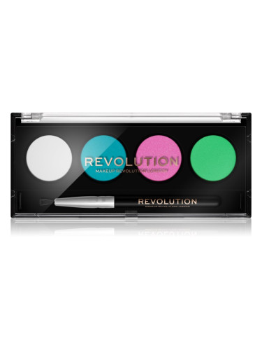 Makeup Revolution Graphic Liners очна линия с четка цвят Pastel Dream 5,4 гр.
