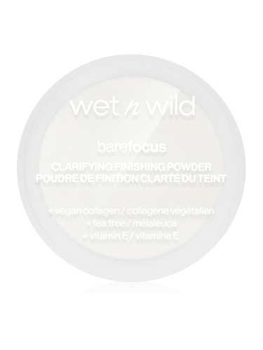 Wet n Wild Bare Focus Clarifying Finishing Powder матираща пудра цвят Translucent 6 гр.