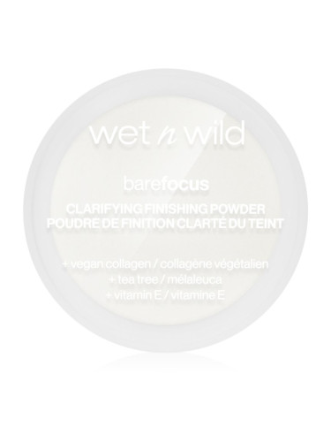 Wet n Wild BareFocus Clarifying Finishing Powder матираща пудра цвят Translucent 6 гр.