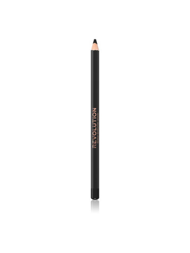 Makeup Revolution Kohl Eyeliner молив за очи тип каял цвят Black 1.3 гр.