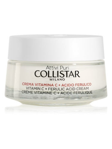 Collistar Attivi Puri Vitamin C + Ferulic Acid Cream озаряващ крем с витамин С 50 мл.