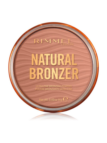 Rimmel Natural Bronzer бронзираща пудра цвят 001 Sunlight 14 гр.