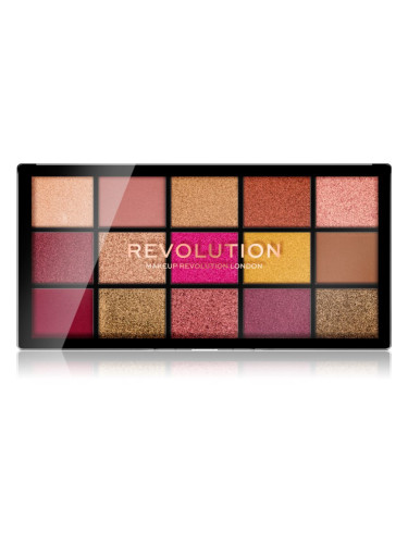 Makeup Revolution Reloaded палитра от сенки за очи цвят Prestige 15x1,1 гр.