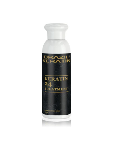 Brazil Keratin Keratin Treatment 24 специална заздравяваща грижа за изглаждане и възстановяване на увредена коса 150 мл.
