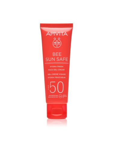 Apivita Bee Sun Safe Hydra Fresh Face Gel-Cream SPF50 хидратиращ гел крем SPF 50 50 мл.