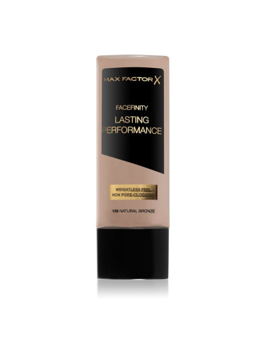 Max Factor Facefinity Lasting Performance течен фон дьо тен за дълготраен ефект цвят 109 Natural Bronze 35 мл.