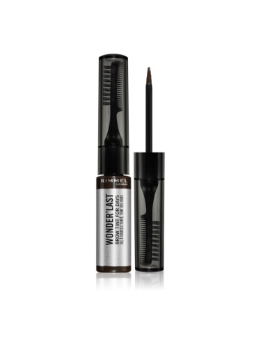 Rimmel Wonder'Last полуперманентна гел боя за вежди цвят 004 Soft Brown 4.5 мл.