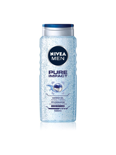 NIVEA MEN Pure Impact душ-гел за мъже 500 мл.