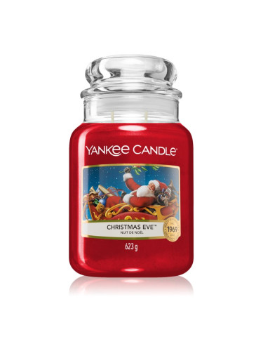 Yankee Candle Christmas Eve ароматна свещ Classic средна 623 гр.