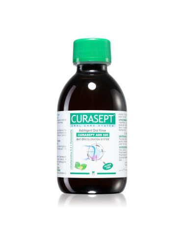 Curasept Ads Astringent 020 Oral Rinse успокояваща вода за уста срещу кървене на венците 200 мл.