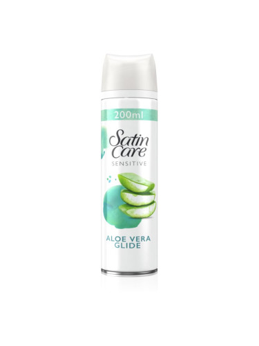 Gillette Satin Care Aloe Vera гел за бръснене за жени 200 мл.