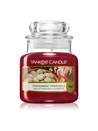 Yankee Candle Peppermint Pinwheels ароматна свещ 104 гр.