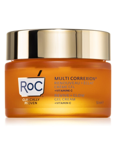 RoC Multi Correxion Revive + Glow крем-гел за озаряване на лицето 50 мл.