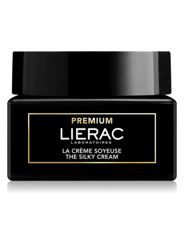 Lierac Premium The Silky Cream копринено нежен крем против признаци на стареене за многократно пълнене 50 мл.