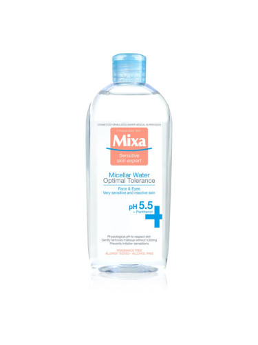 MIXA Optimal Tolerance мицеларна вода за успокояване на кожата 400 мл.
