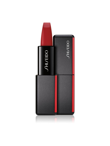 Shiseido ModernMatte Powder Lipstick матово пудрово червило цвят 516 Exotic Red (Scarlet Red) 4 гр.