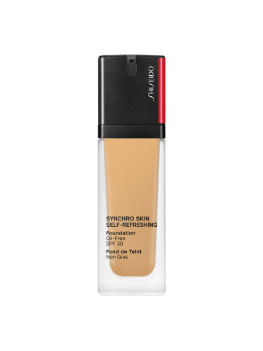 Shiseido Synchro Skin Self-Refreshing Foundation дълготраен фон дьо тен SPF 30 цвят 340 Oak 30 мл.
