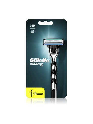 Gillette Mach3 самобръсначка + резервни остриета 2 бр.