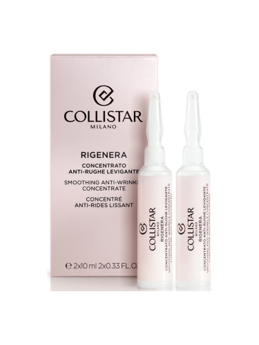 Collistar Rigenera Smoothing Anti-Wrinkle Concentrate интензивна грижа против бръчки 2x10 мл.