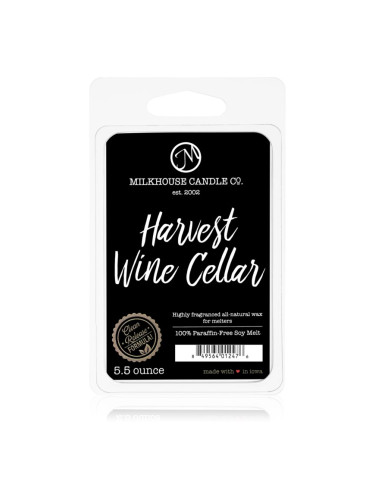 Milkhouse Candle Co. Creamery Harvest Wine Cellar восък за арома-лампа 155 гр.