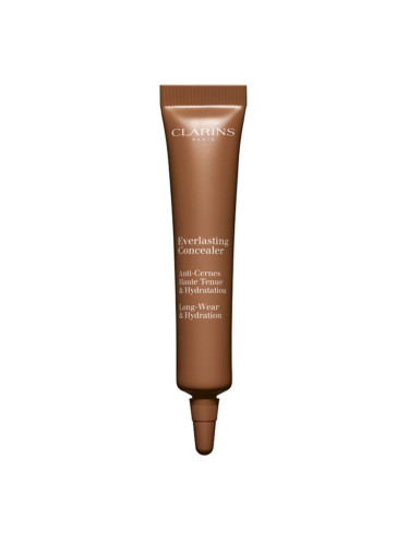 Clarins Everlasting Concealer Long-Wear & Hydration овлажняващ коректор против тъмни кръгове цвят 05 very deep 12 мл.