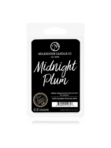 Milkhouse Candle Co. Creamery Midnight Plum восък за арома-лампа 155 гр.