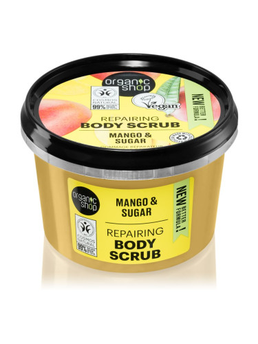 Organic Shop Mango & Sugar сраб за тяло за копринена кожа 250 мл.