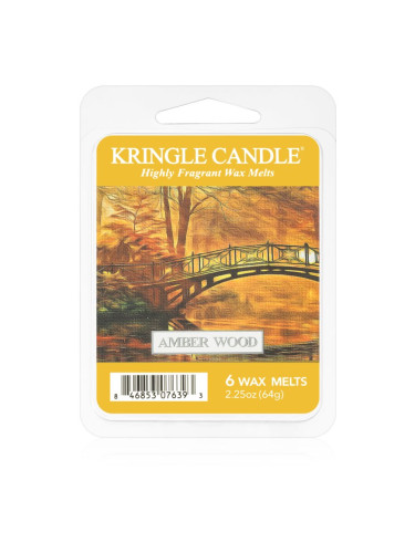 Kringle Candle Amber Wood восък за арома-лампа 64 гр.