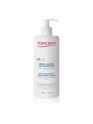 Topicrem UR-10 Anti-Roughness Smoothing Cream крем за тяло за много суха кожа 500 мл.
