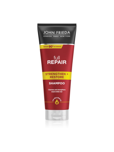 John Frieda Full Repair Strengthen+Restore подсилващ шампоан с регенериращ ефект 250 мл.