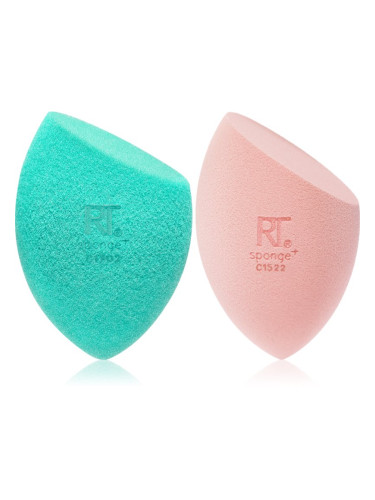 Real Techniques Miracle Mattifying Sponge Duo апликатор с пяна за фон дьо тен 2 бр.