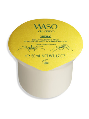 Shiseido Waso Yuzu-C нощна маска за лице резервен пълнител 50 мл.